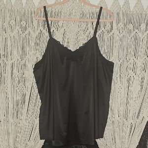 Torrid Black Lace-Trimmed Camisole